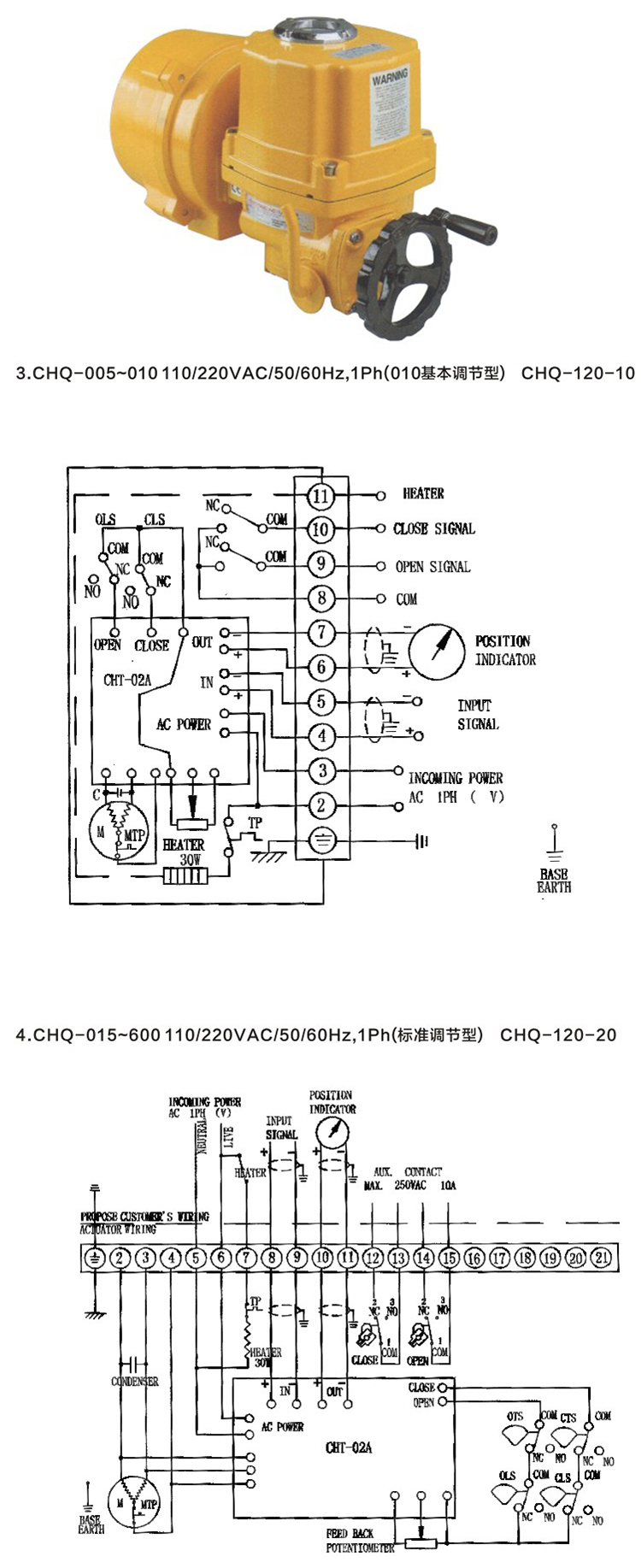 防爆閥門電動執(zhí)行器